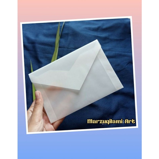 

AMPLOP VINTAGE TRANSPARAN SIZE A6 dan A7 80 gsm / AMPLOP KALKIR TRANSPARAN / AMPLOP UNDANGAN / AMPLOP AESTHETIC