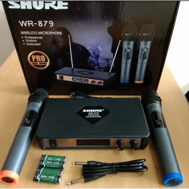 Mic Wireless Shure WR 879 Handheld WR-889 Original