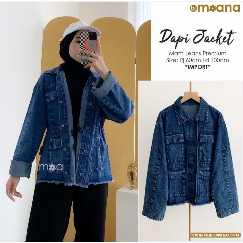 jaket jeans wanita by moana