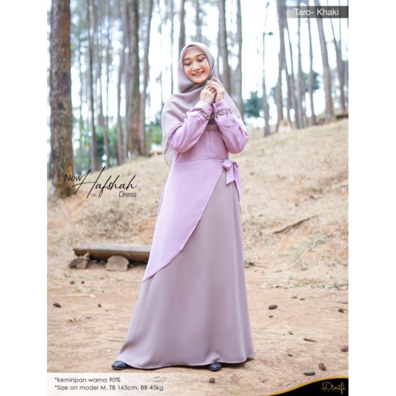 GAMIS SYARI NEW HAFSHAH BY DINIFI MOUZA