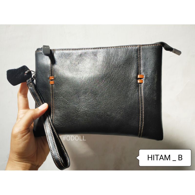 Handbag Pria Kulit Asli Sapi Dompet Cowok Keren