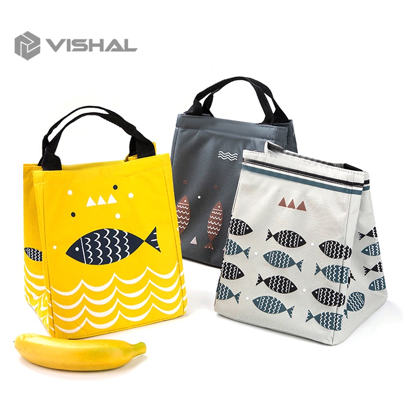 VISHAL LUNCH BAG TAS BEKAL TEMPAT MAKAN COOLER LUNCHBAG BOX MOTIF UNICORN VS-7