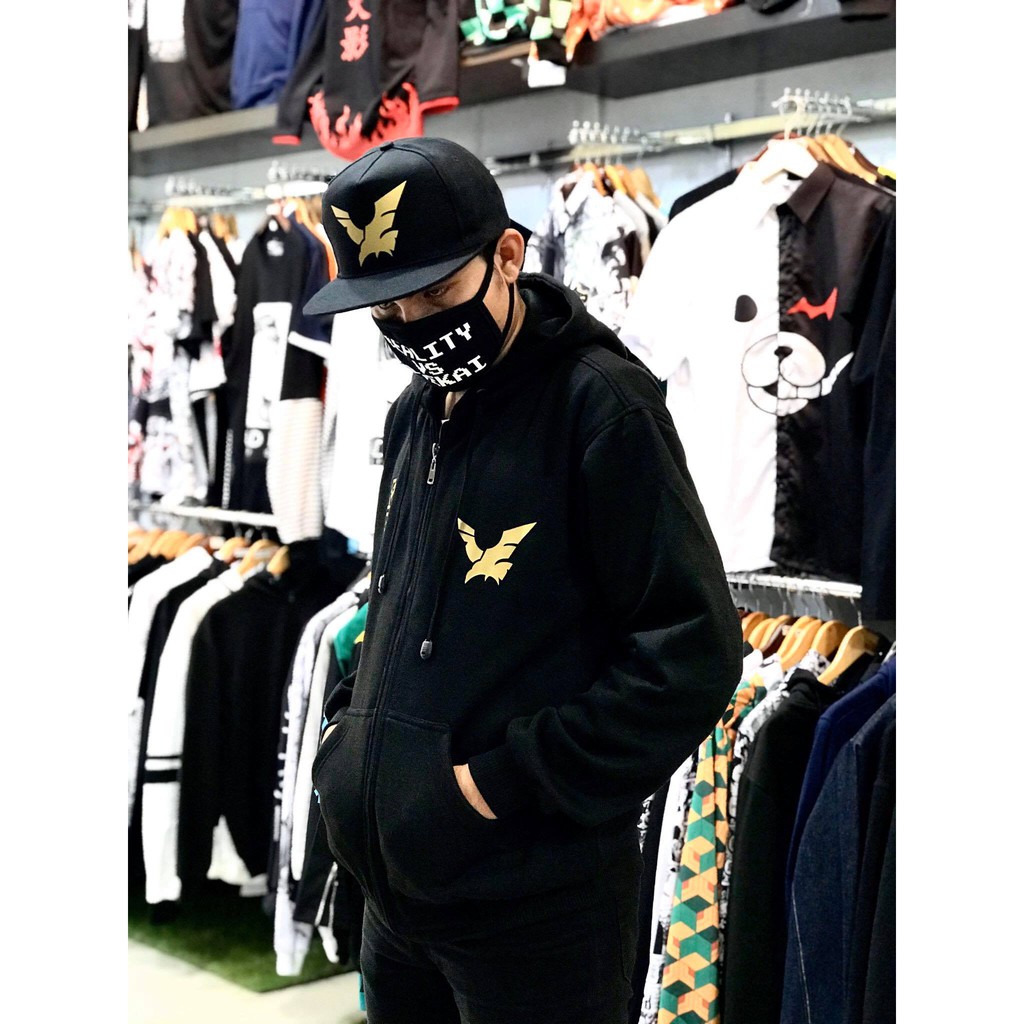 Jaket distro SUNSET RAVENS DARWIN's GAME Gold Cotton Fleece Premium