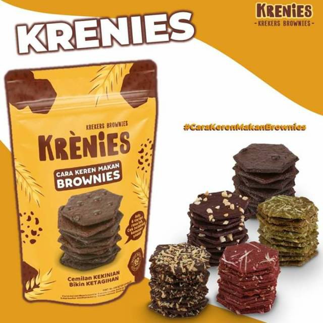 Krenies Brownies Cemilan Kekinian 60gr