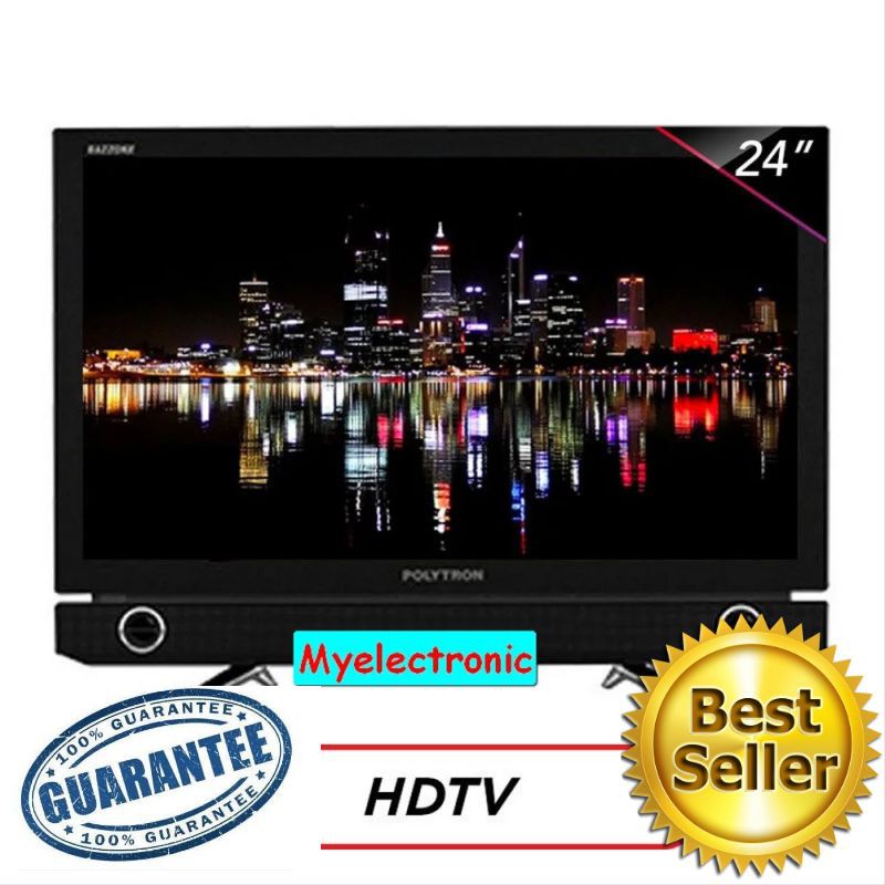 SUPER Harga Televisi LED TV Polytron PLD24D9501 24 inch murah
