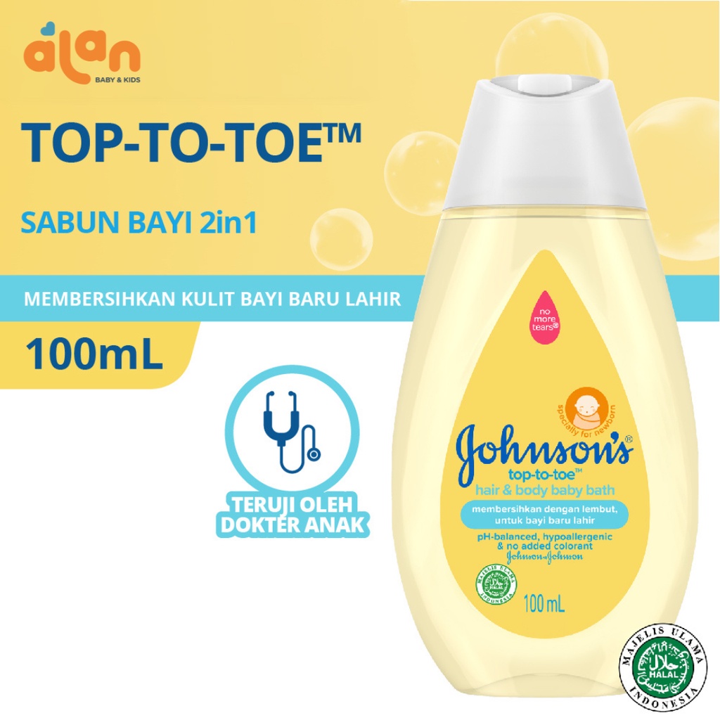 Johnson's Baby Bath All Variant Botol 100ml