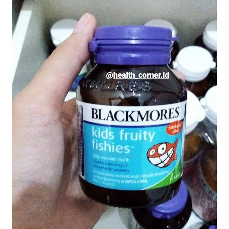 Blackmores Kids Study Buddy (Kids Fruity Fishies) 30 softgels Kalbe