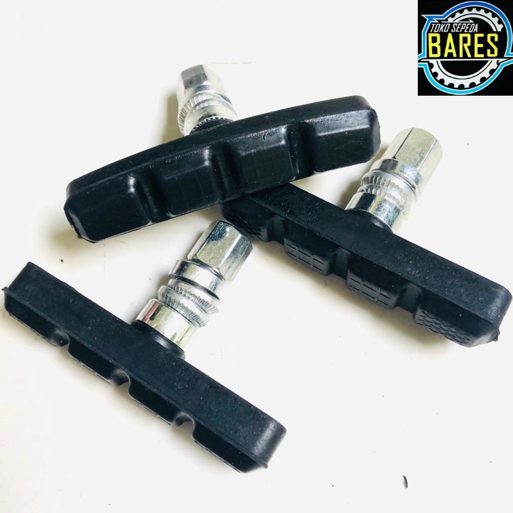 Kampas Karet Rem V-Brake Sepeda Kunci L Taiwan / RRC