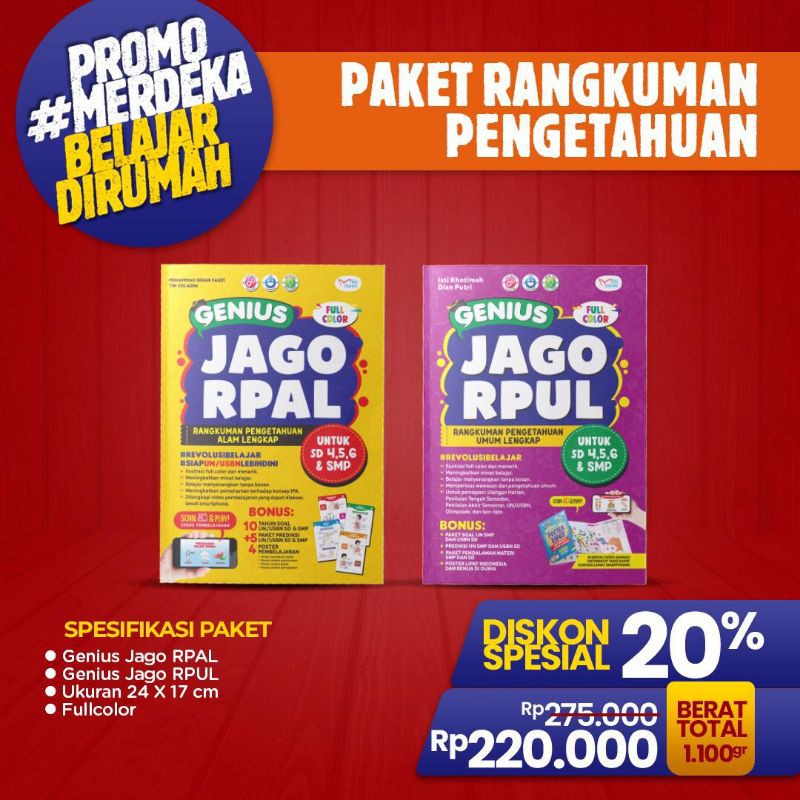 paket genius rpal rpul