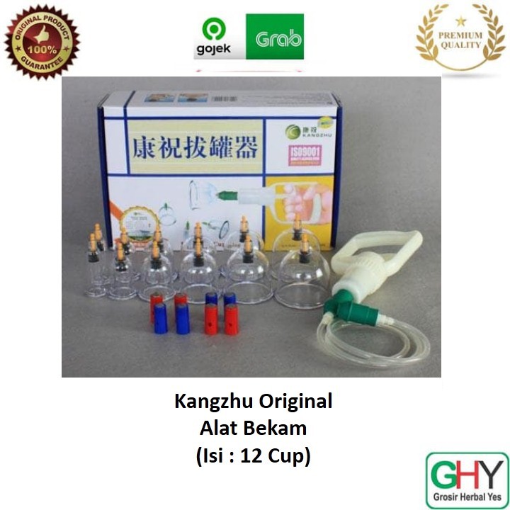 Alat Bekam Kangzhu Original 12 Cup Alat Bekam Berkualitas