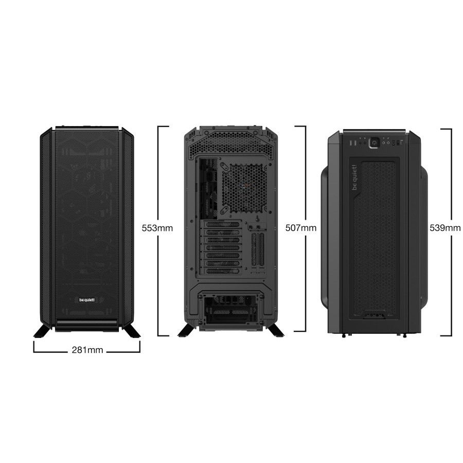 be quiet! Gaming Case SILENT BASE 802 Black With Side Window
