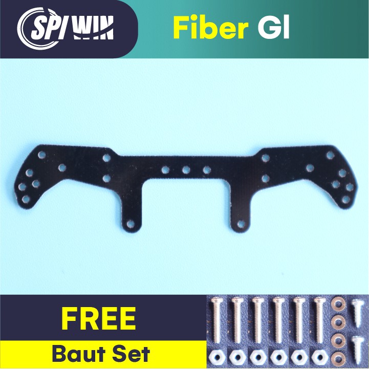 FRP BEMPER TAMIYA BELAKANG SET 4WD REP STO PLUS MUR BAUT
