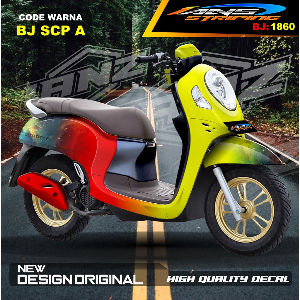 STIKER FULL BODY SCOOPY / STICKER ALL NEW SCOOPY / STIKER FULL BODY SCOOPY TERMURAH / STIKER MOTOR SCOOPY / STIKER MOTOR