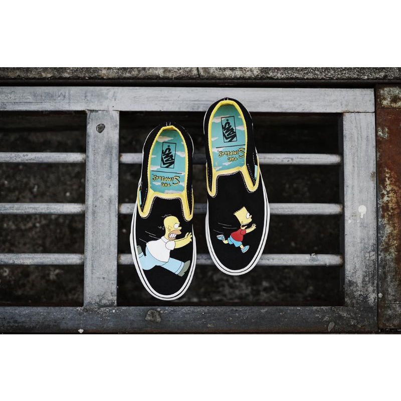 VANS SLIP-ON THE SIMPSONS HOMER & BART EXCLUSIVE