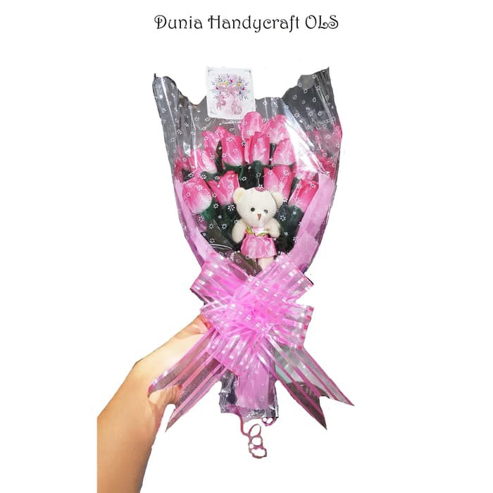 Buket Boneka Spesial Buket Valentine Romantis murah Anniversary Acara Wisuda