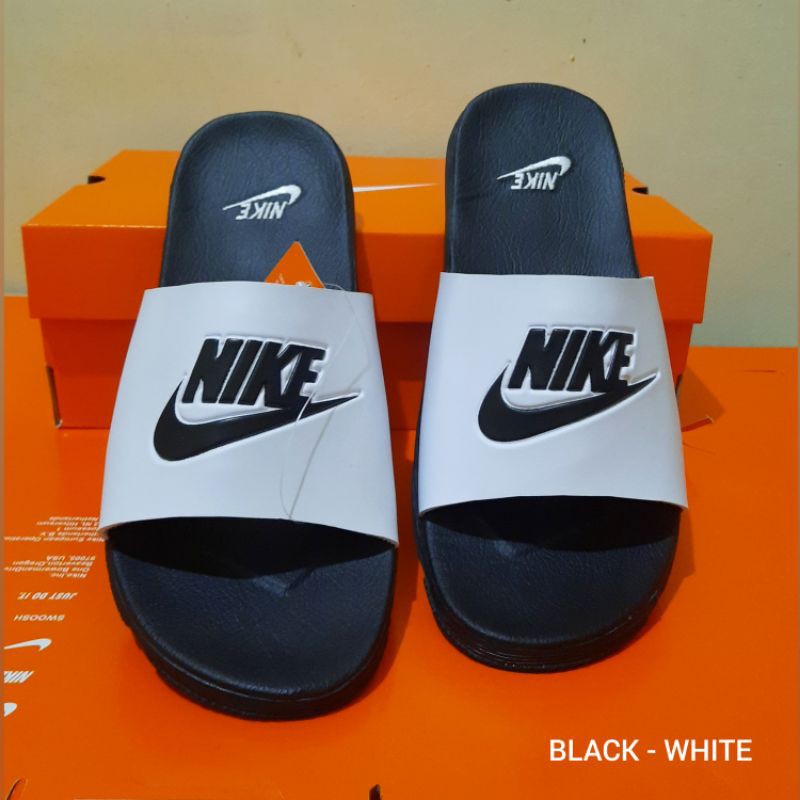 LARIS Sendal Nike Pria Terbaru. Sandal Nike Benassi Solarsoft KFC Grade Original Ori Premium Pria