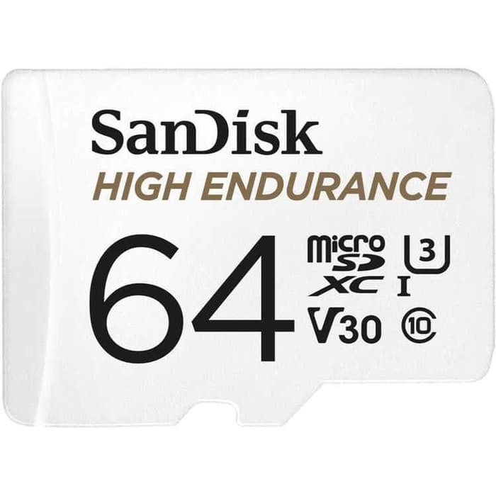 SanDisk High Endurance Video Monitoring Micro SD / MicroSD Card 64Gb