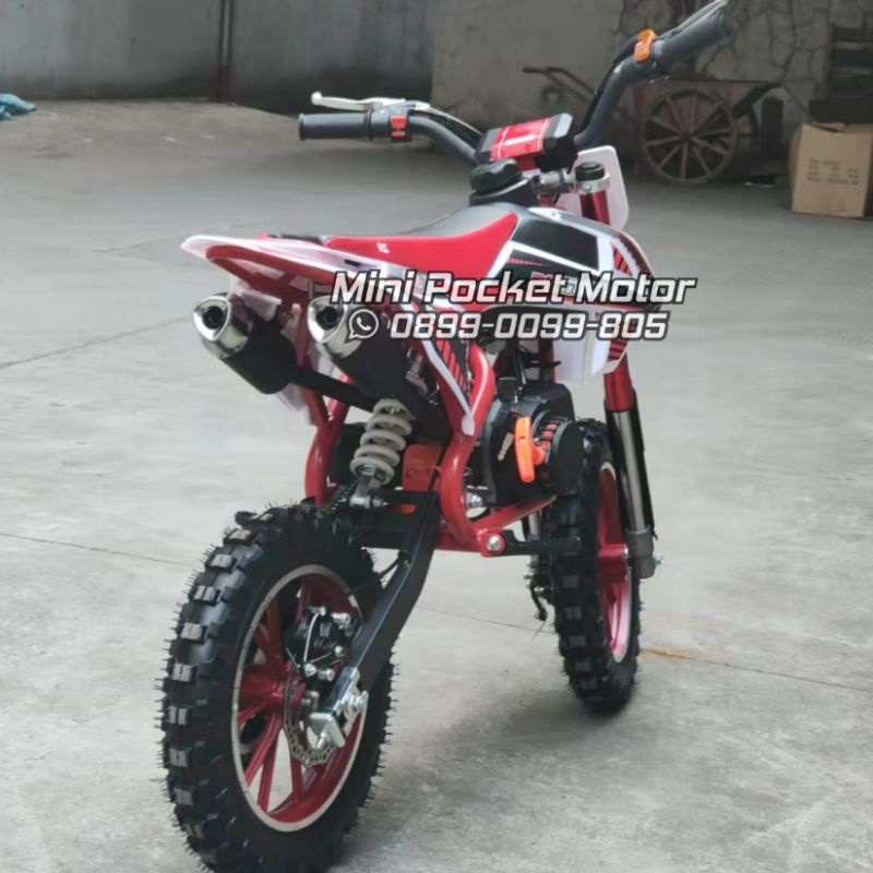 Mitor Mini Trail 2 Knalpot - Trail Mini 50cc Double Muffler - Trail Mini 2 Knalpot 50cc Automatic