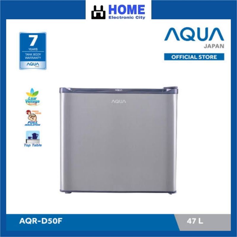 AQUA JAPAN Kulkas Portable AQR-D50F GARANSI RESMI