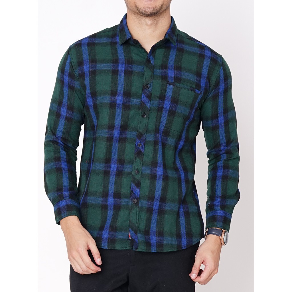 

Dancus - Kemeja Flanel Pria Tangan Panjang Semi Formal M-XXL (2002.778.1)