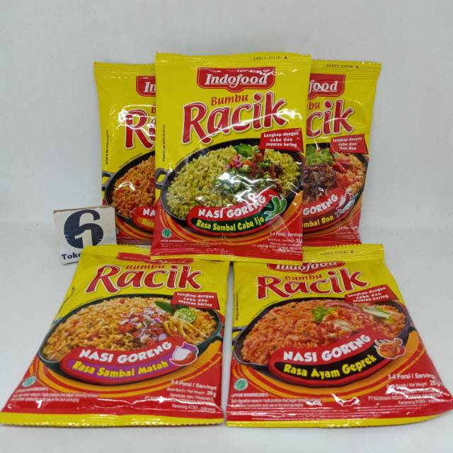 Baru BUMBU RACIK  NASI GORENG / BUMBU MASAK / INDOFOOD / sambal matah / roa / rica / geprek