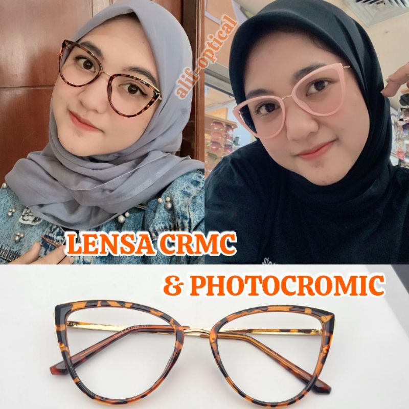 kacamata minus antiradiasi+ lensa photocromic