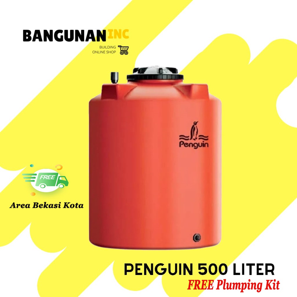 TANGKI AIR TOREN AIR PENGIUN 500 LITER - PENAMPUNGAN AIR
