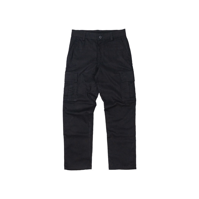 MCLP HUSTON BLACK - MELVANT CARGO LONGPANT HITAM