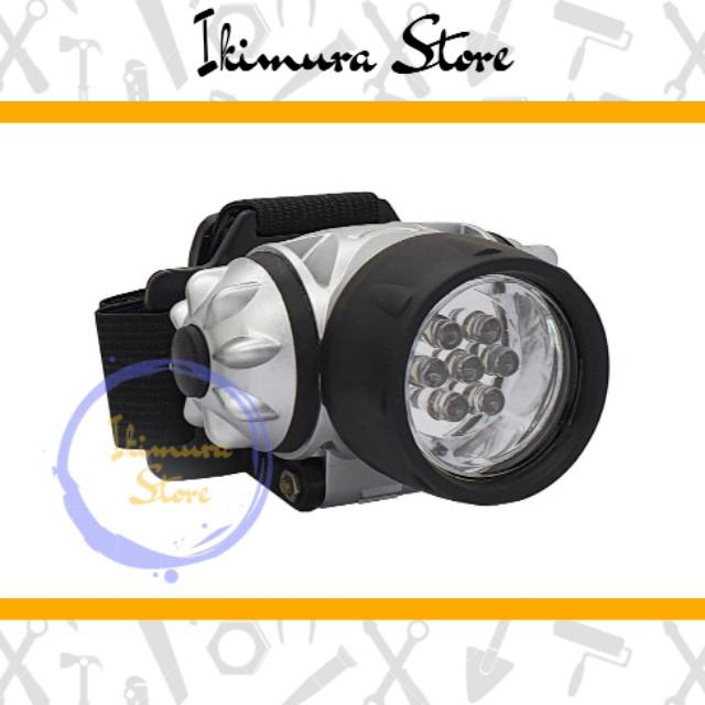 Senter Kepala 7 LED / Head Lamp NANKAI