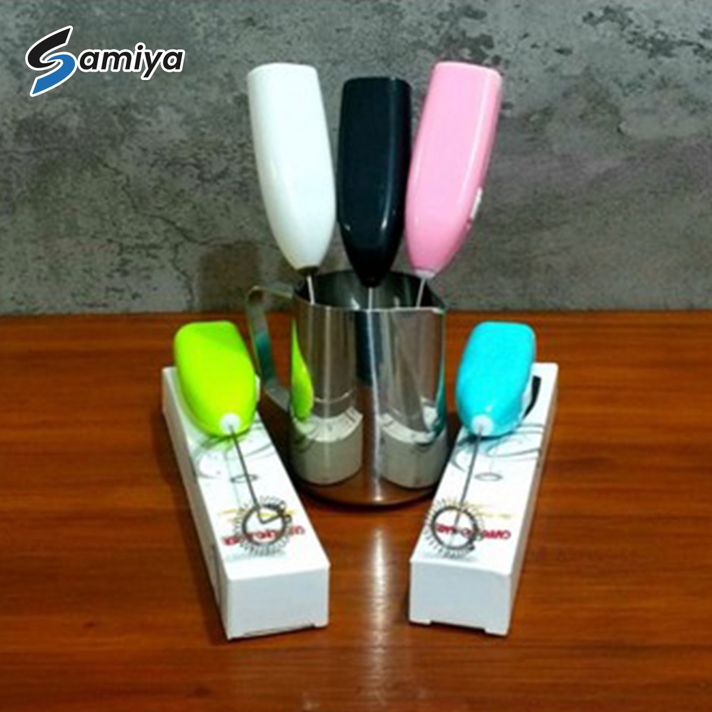 paket milk jug silver 350ml / frother elektrik / alat kopi barista set