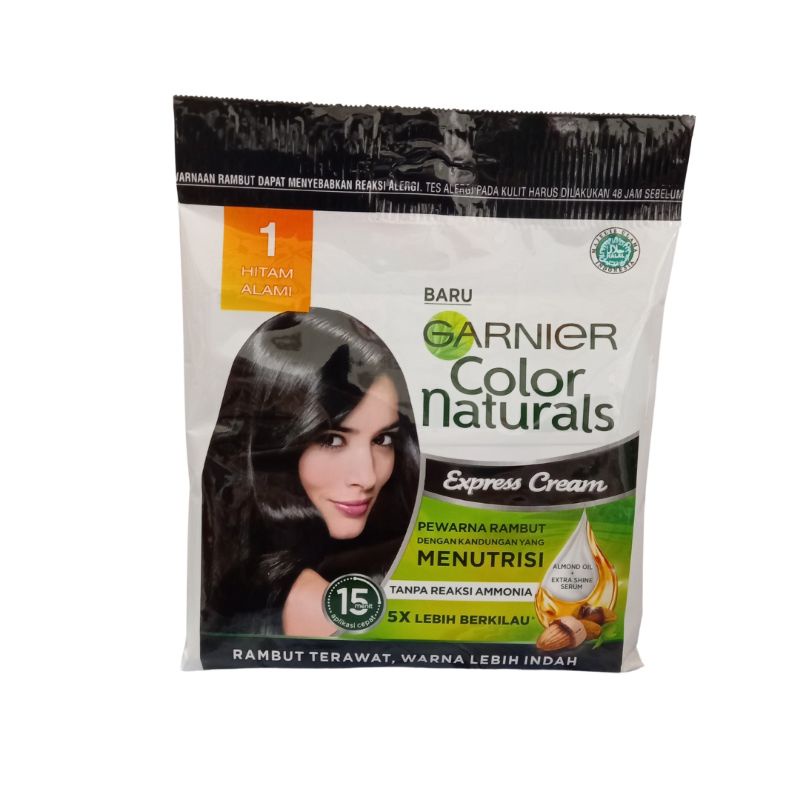 GARNIER PEWARNA RAMBUT HITAM ALAMI