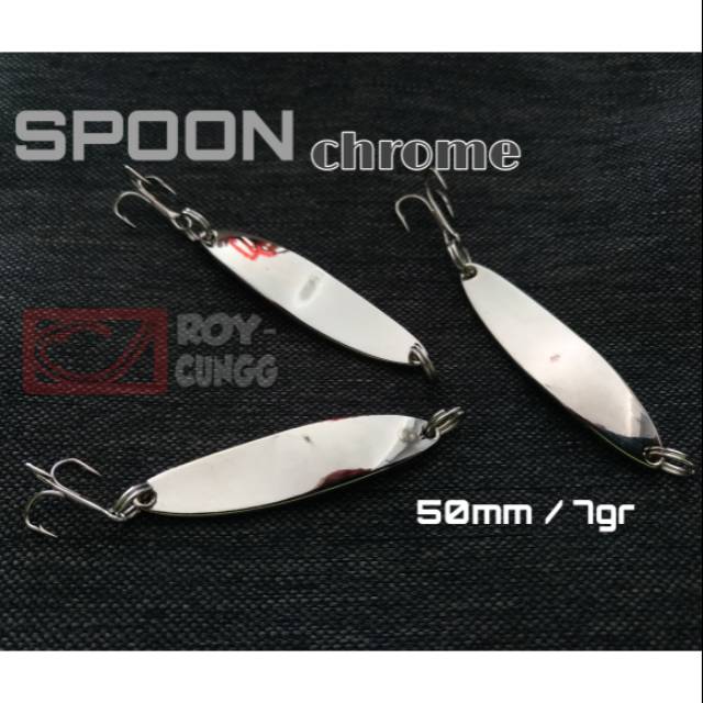 umpan SPOON chrome