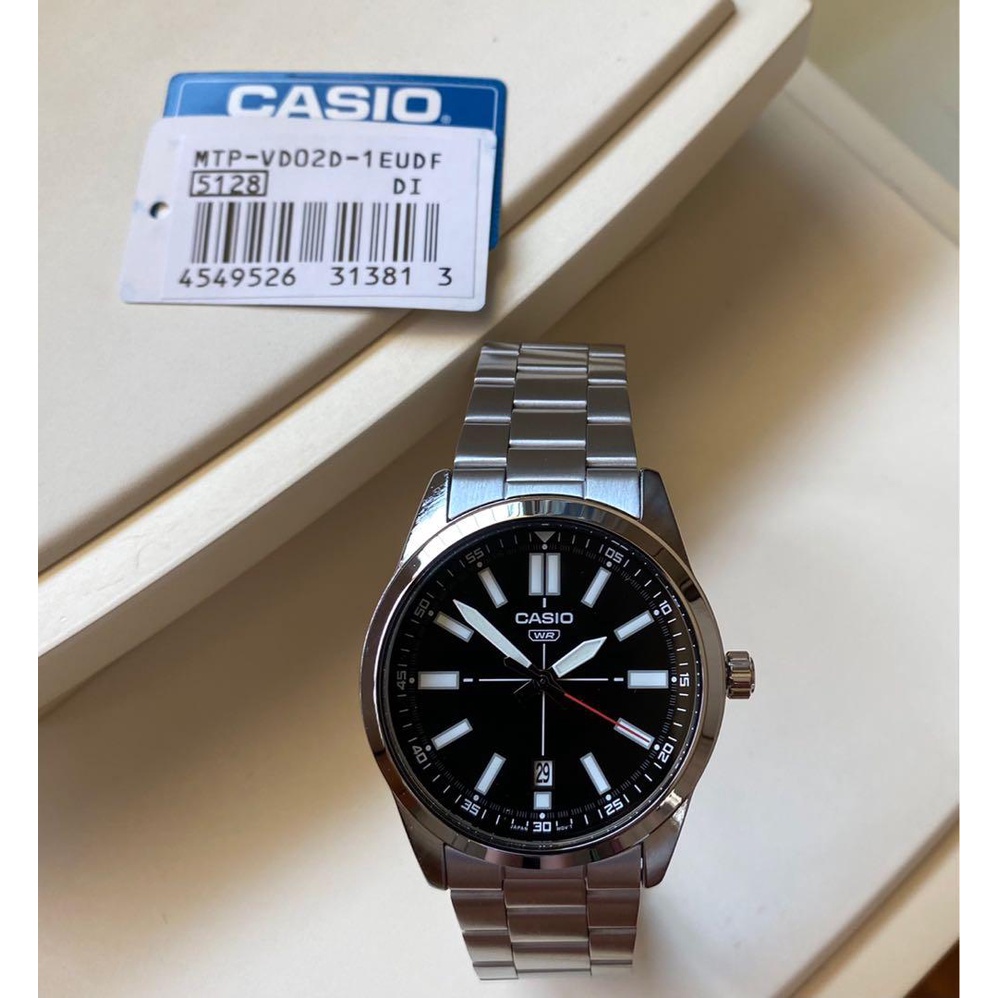 Jam Tangan Casio Pria Analog / MTP-VDO2D-1Eudf/ MTP-VDO2D-2Eudf/ MTP-VDO2G-9Eudf/  MTP-VDO2D-5Eudf Original