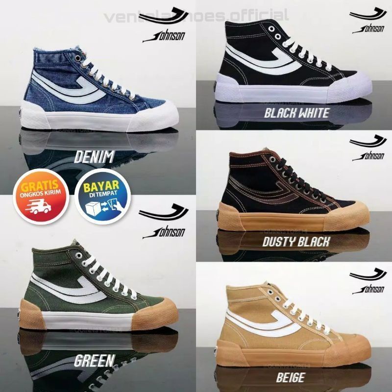 SEPATU JOHNSON PRO GALAXY HIGH CUT ORIGINAL 100% - jhonson original - jonson