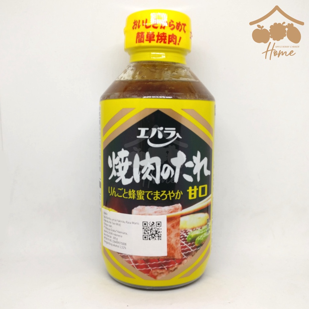 

EBARA Yakiniku sauce no tare Kuning Manis 300 gr Japan Saus 300gr
