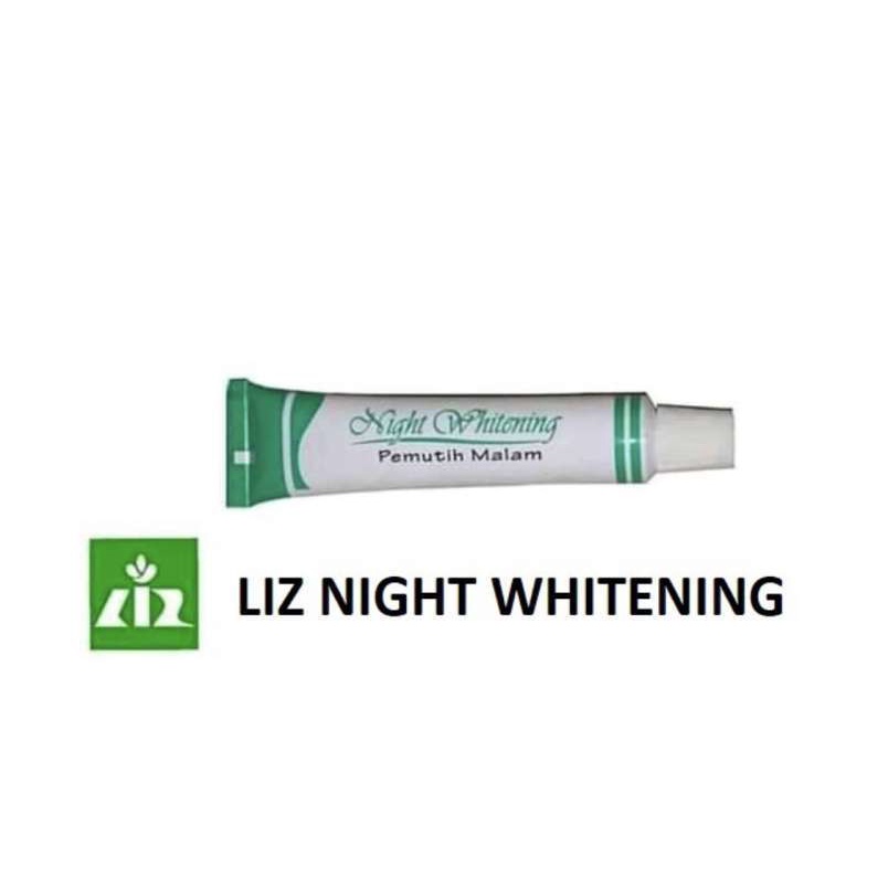 [NW] LIZ SKIN CARE Night Whitening 10gr ORI - DR Listiani Pemutih Malam - LIS SKINCARE Salep Penghilang Noda Flek Hitam Muka / Bekas Jerawat