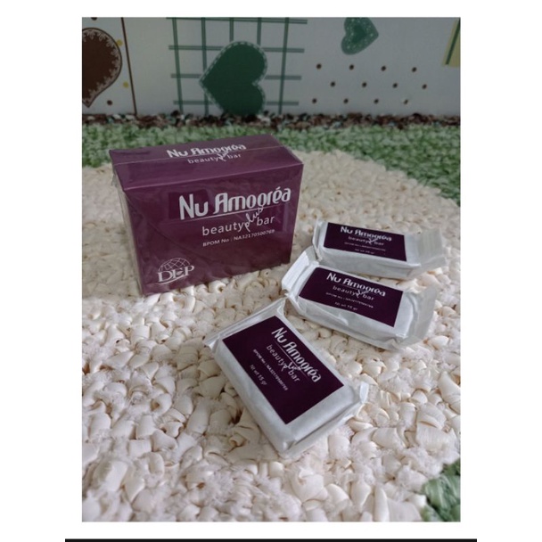 Nu amoorea beuty plus bar 45 gram / Sabun Nu Amoorea beauty Plus Bar / Beauty Plus Bar Amoorea 45gr