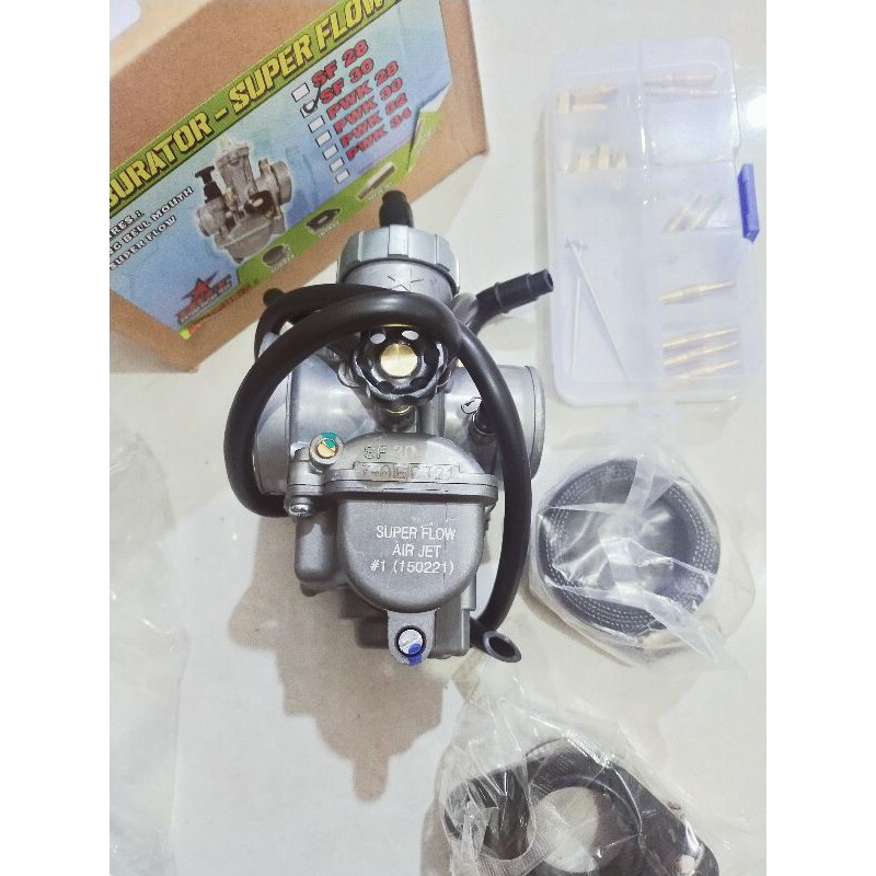 KARBURATOR BRT SF PE 28 PE 30 PWK 28 PWK 30 PWK 32 PWK 34 CARBURATOR SUPERFLOW ORIGINAL