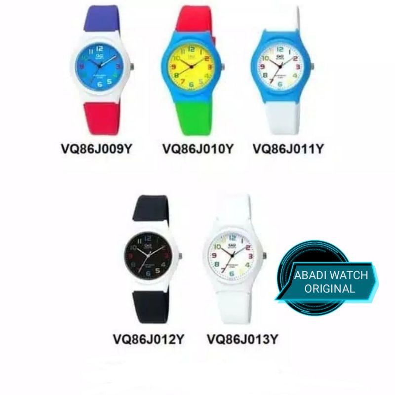 Q&amp;Q QQ QNQ VQ86J VQ86 ORIGINAL ORI COLOUR SERIES Ready Stock Jam Tangan Anti Air Bergaransi