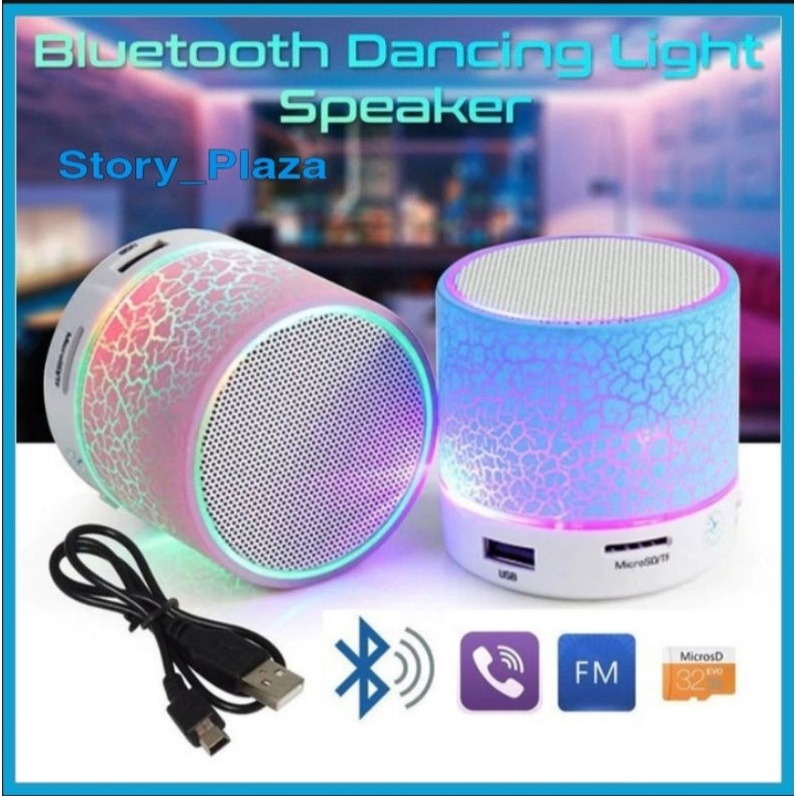 Speaker Bluetooth Mini Led Portable Wireless / Speaker Bluetooth Mini Led Musik Box Model Retak