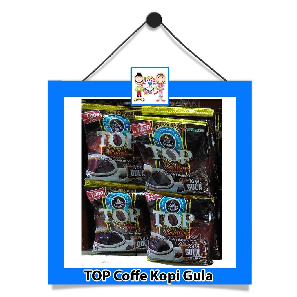 

TOP COFFEE KOPI GULA 2 IN 1 25 GRAM X 12 SACHET