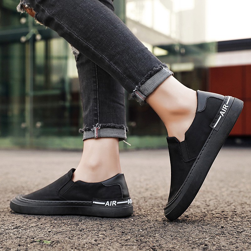 Mainland Sepatu Slip On Pria Formal Sport Sepatu Kerja Olahraga Impor Santai Cowok Casual MC105