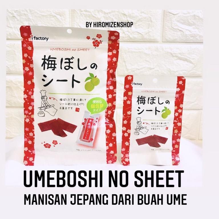 

[PRODUK QHQYG] UMEBOSHI NO SHEET - MANISAN JEPANG 40g | 14g H89