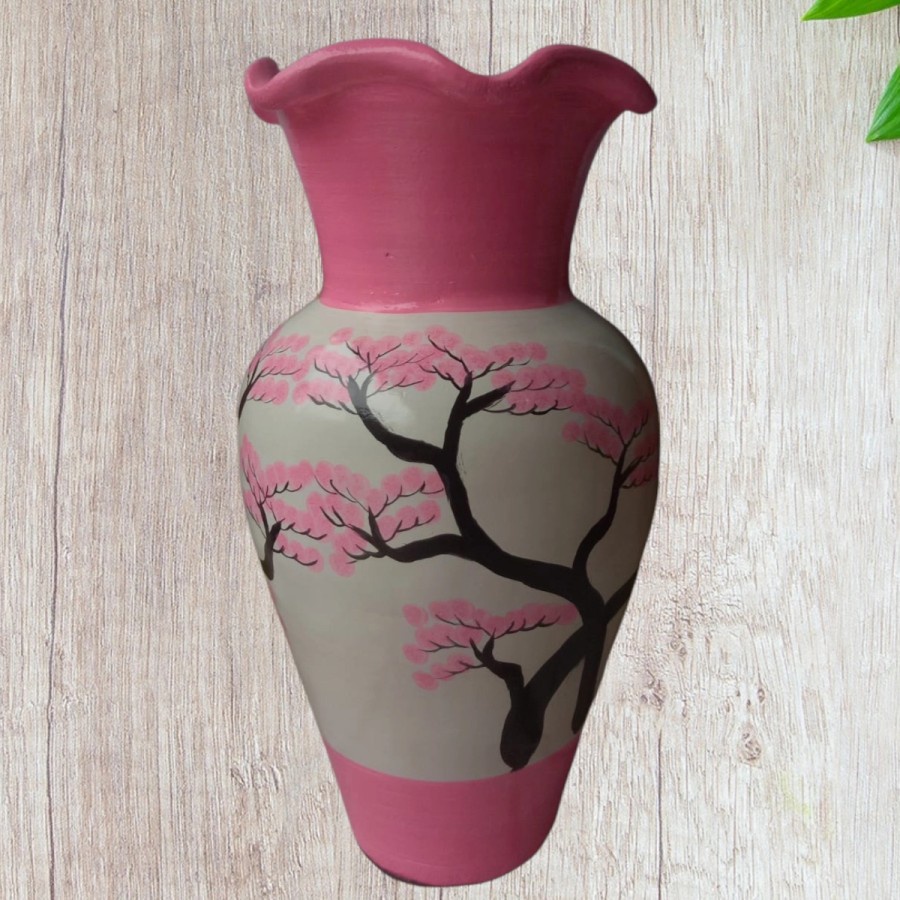 Gerabah gucci /vas bunga/bunga sakura