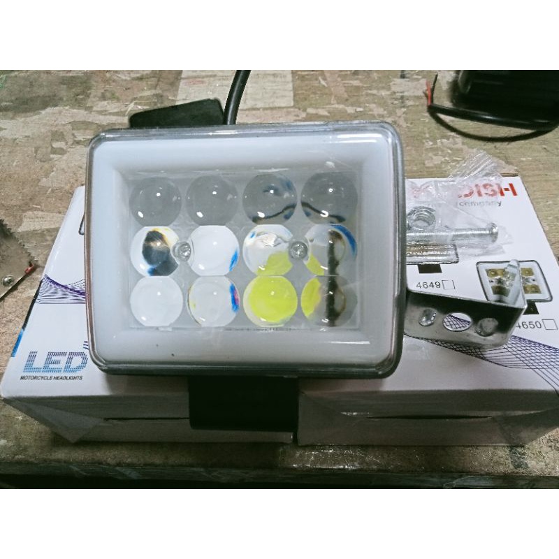 Lampu Led 6 Mata Kotak Mini HJG 18 watt M019 I Lampu Tembak 6 Mata Kotak Mini I