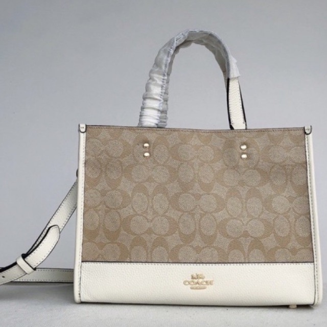 COACH DEMPSEY CARRYALL IN SIGNATURE CANVAS