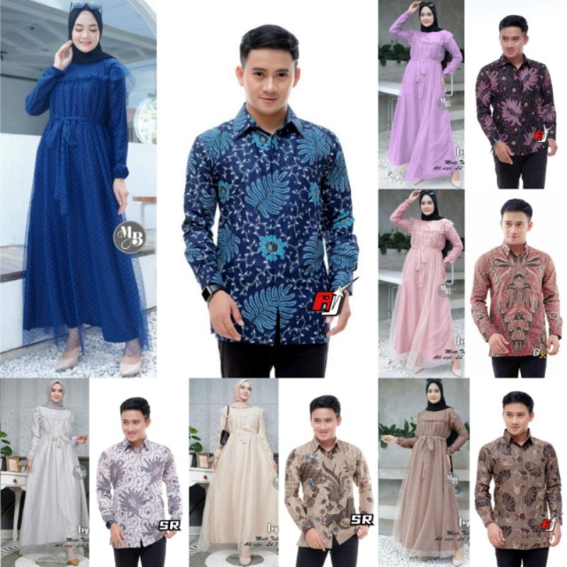 BAJU SERAGAM BATIK COUPLE GAMIS PASANGAN SARIMBIT KELUARGA CUSTOM ANAK / KEMEJA PRIA / BUSANA WANITA