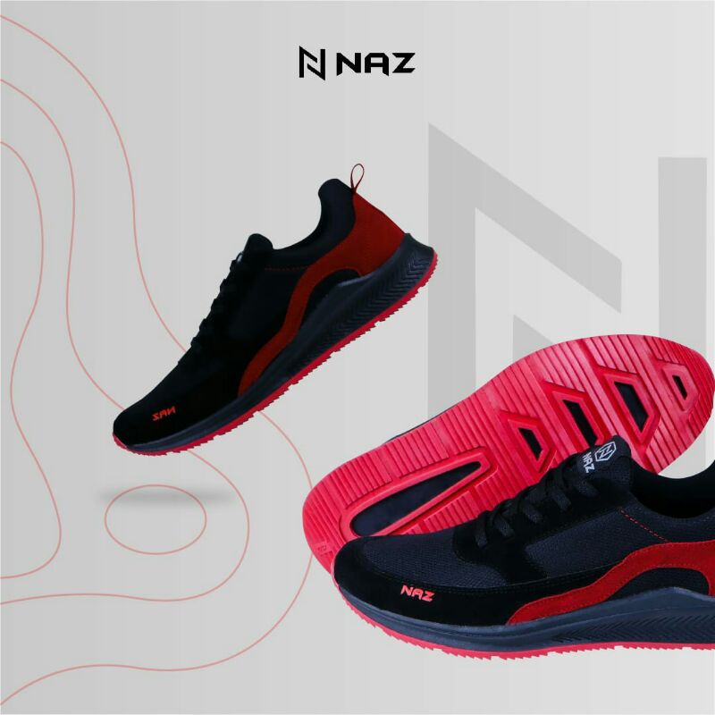 NAZ~Sepatu Olah Raga Running shoes~Sepatu Sport~Sneakers~pria~Gudang Sepatu Murah Bandung Original