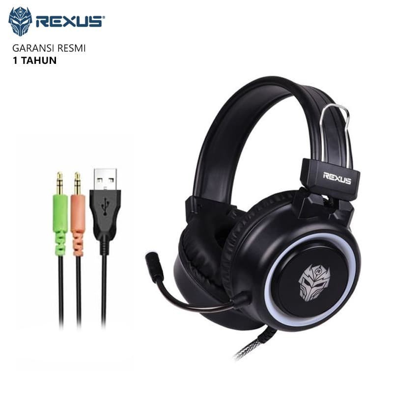 Rexus Vonix F30 Headset Gaming LED RGB Spectrum