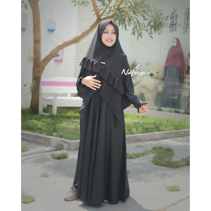 Zaina Hijab Cantik Kerudung Pesta Jilbab Instan Rempel Syar'i Modis Khimar Cantik Limited Edition